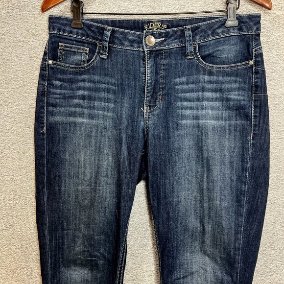 Riders by Lee Womens Jeans Size 12 Petite Denim Blue Boot Cut - Picture 3 of 14